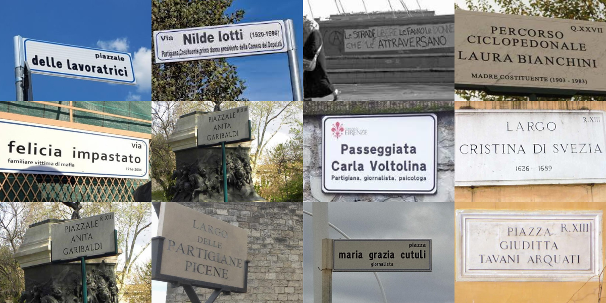 LA TOPONOMASTICA COME RILEVATORE SOCIALE